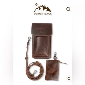 YUKON Leather Bag. Brand new!! Never used!!